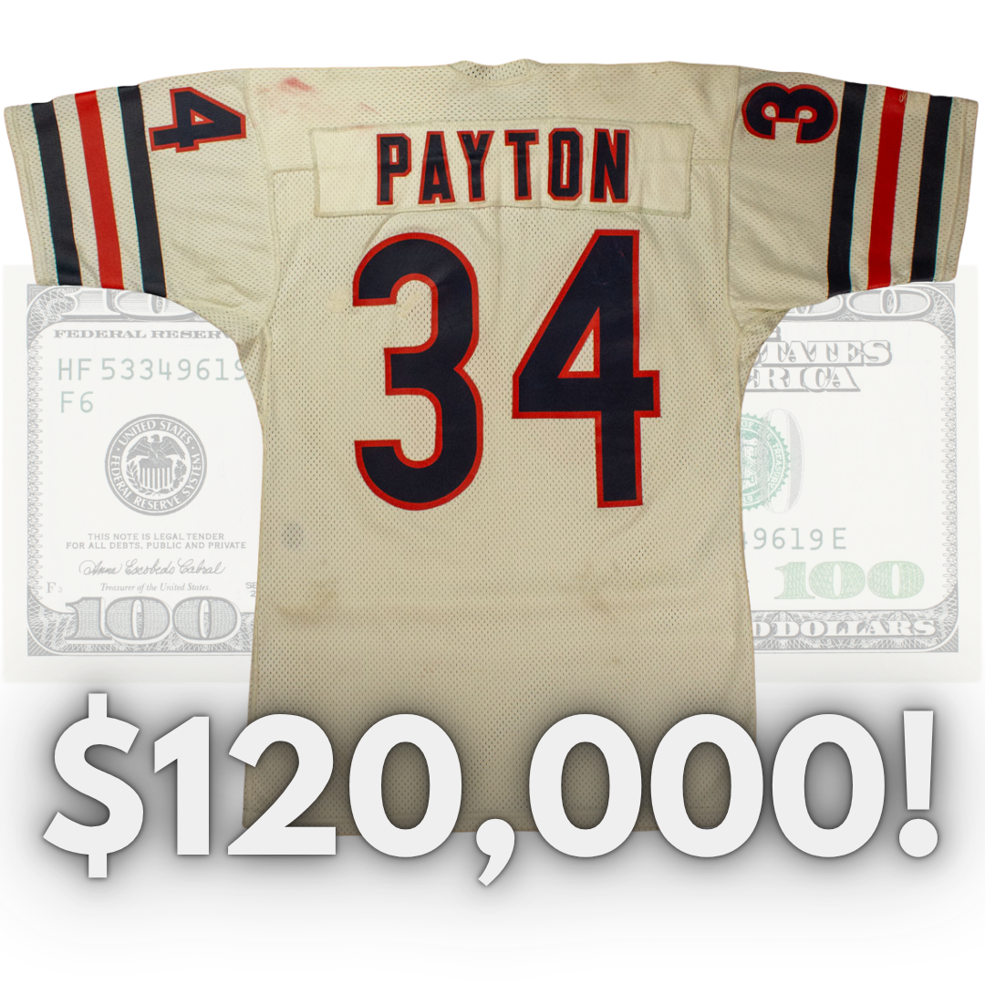 Walter Payton Game Worn